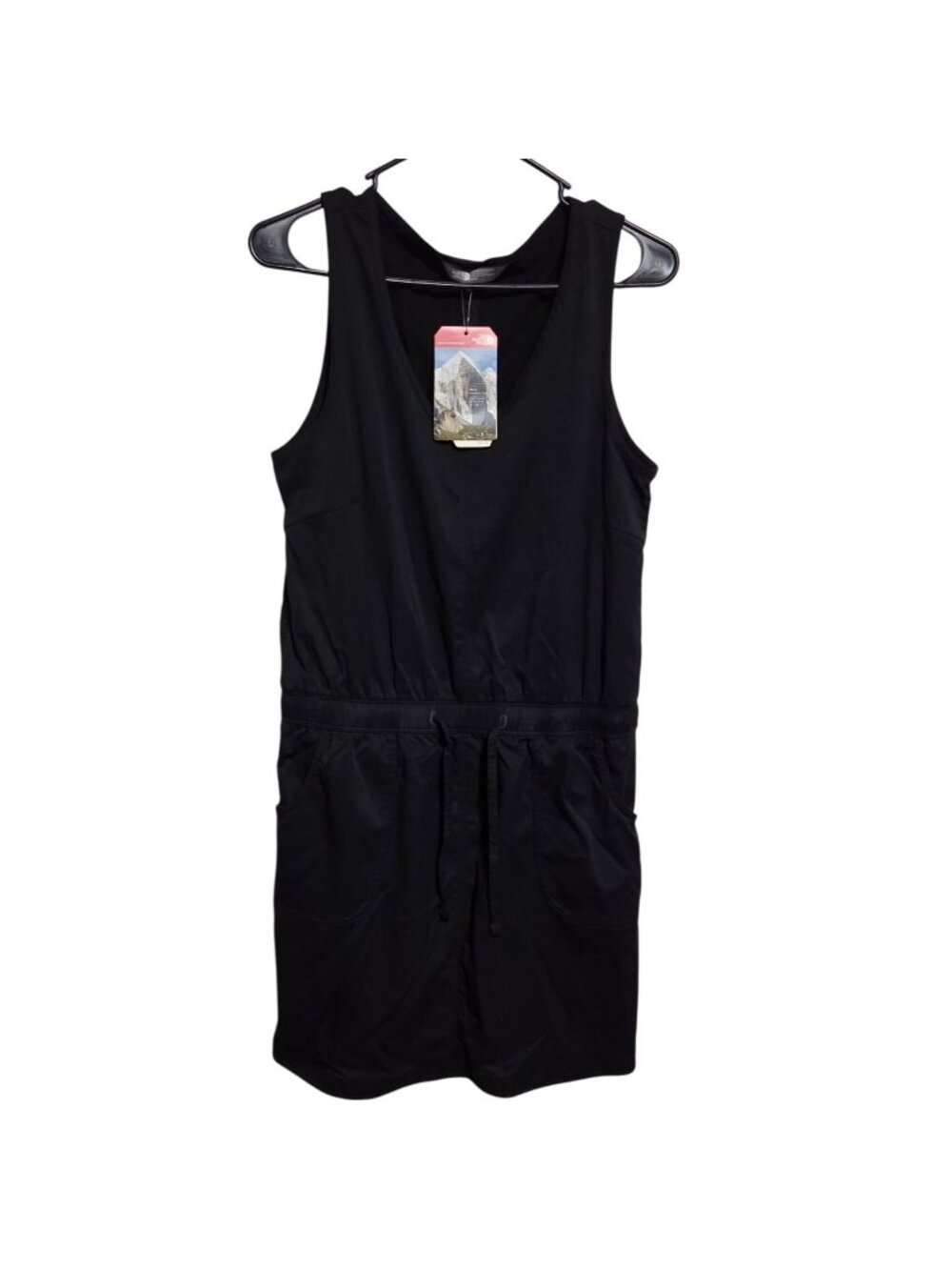 The North Face Aphrodite Dress Size Medium Black Hiking Travel Pockets Gorpcore